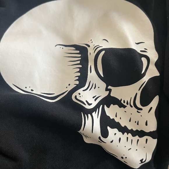 Skeleton costume 14 YOUTH H&M sweatsuit one piece HALLOWEEN HOODED QUALITY - Picture 4 of 8